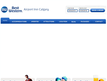 Tablet Screenshot of bestwesternairportinncalgary.com